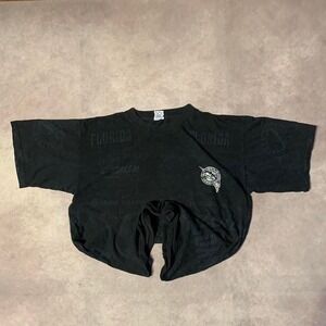 Vintage 90s Florida Marlins Baseball Graphic AOP Salem Sports Tee Shirt